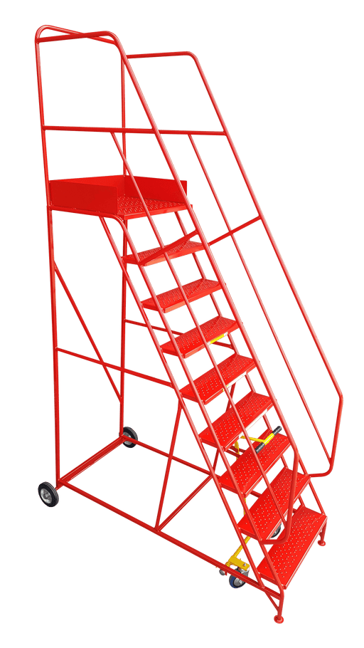 Heavy Duty Industrial Mobile Safety Warehouse Steps (5 -15 Tread Options), 5 / Blue RAL 5005, Filstorage
