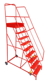 Heavy Duty Industrial Mobile Safety Warehouse Steps (5 -15 Tread Options), 5 / Blue RAL 5005, Filstorage