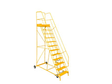 Heavy Duty Industrial Mobile Safety Warehouse Steps (5 -15 Tread Options), 5 / Blue RAL 5005, Filstorage