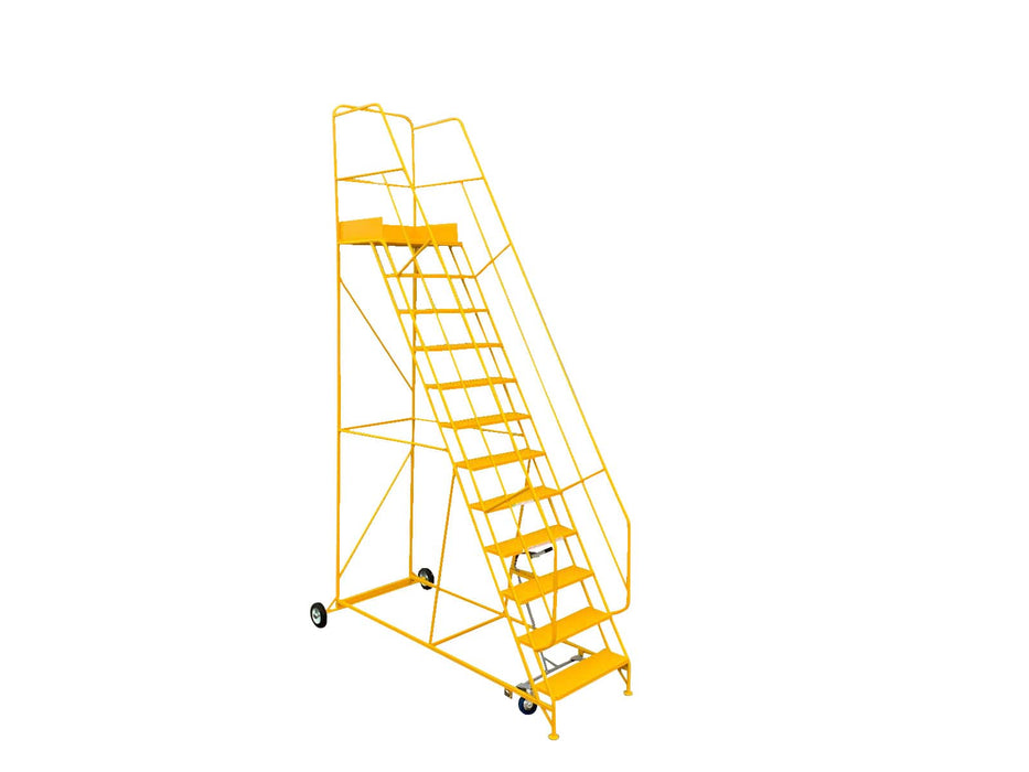 Heavy Duty Industrial Mobile Safety Warehouse Steps (5 -15 Tread Options), 5 / Blue RAL 5005, Filstorage