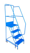Lightweight Industrial Warehouse & Office Mobile Safety Steps (2 - 6 Tread options), 2 / Blue RAL 5005, Filstorage