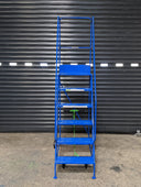 Lightweight Industrial Warehouse & Office Mobile Safety Steps (2 - 6 Tread options), 2 / Blue RAL 5005, Filstorage