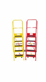 Lightweight Industrial Warehouse & Office Mobile Safety Steps (2 - 6 Tread options), 2 / Blue RAL 5005, Filstorage