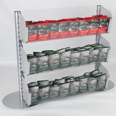 Crisp/Merchandise Bin for Queue System, Merchandise Bin, Filstorage