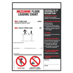Mezzanine Floor Load Notice (BLS4)