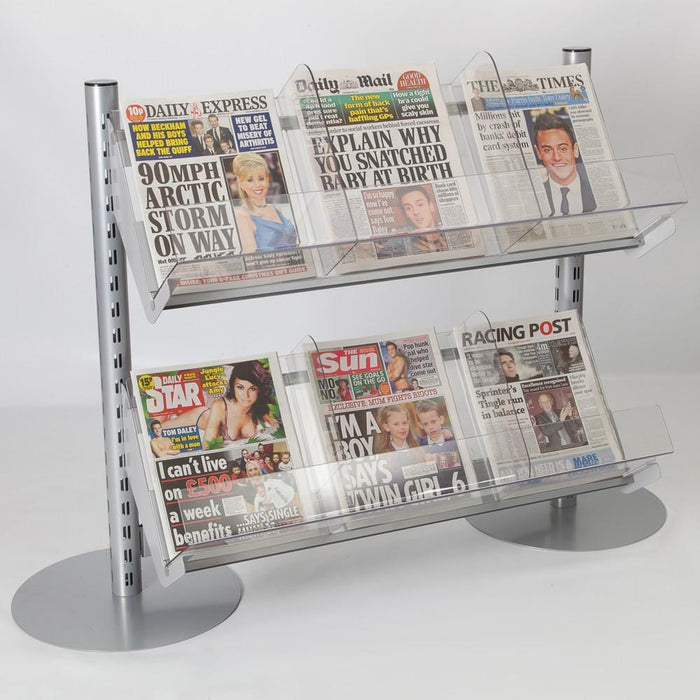 Newspaper Shelf for Queue System, Newspaper Shelf, Filstorage