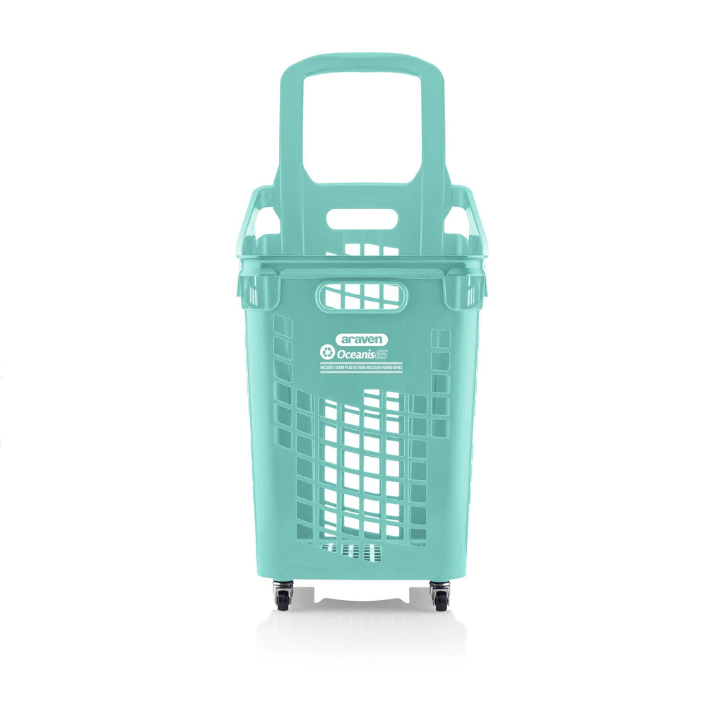 OCEANIS Plastic Shopping Trolley Basket 65L, 65L Oceanis, Filstorage