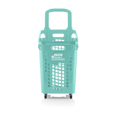 OCEANIS Plastic Shopping Trolley Basket 65L