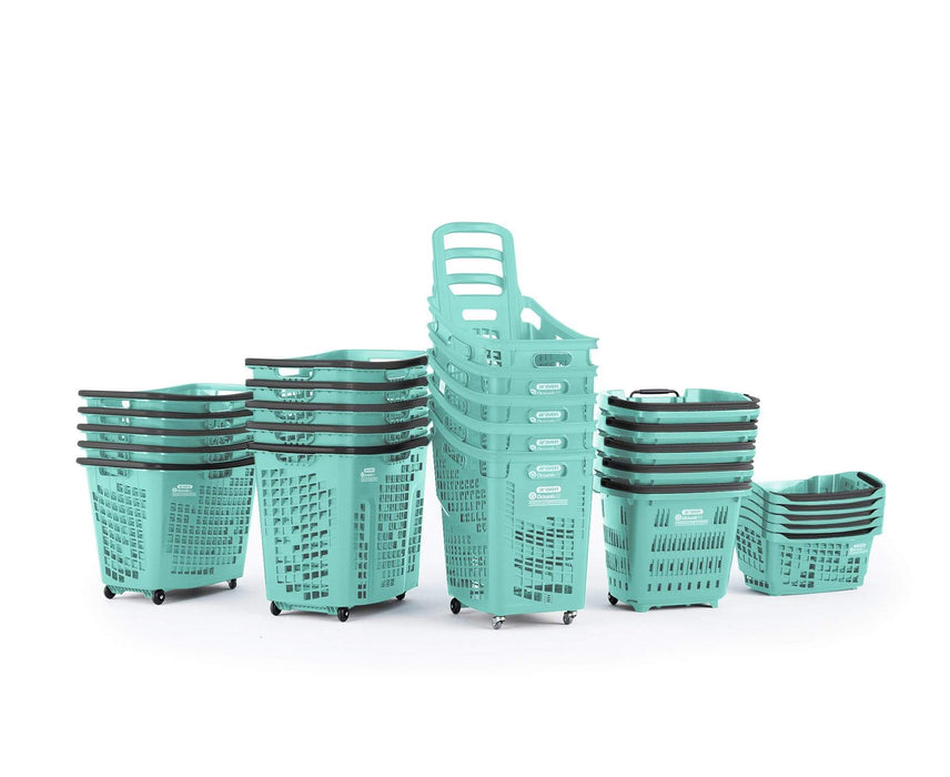 OCEANIS Plastic Shopping Trolley Basket 65L, 65L Oceanis, Filstorage