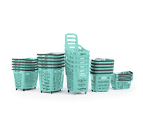 OCEANIS Plastic Shopping Trolley Basket 34L (recycled ocean plastic), 34L Oceanis, Filstorage