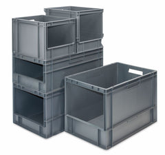 Open Front Euro Stacking Containers 25L 270mm H x 300mm W x 400mm D