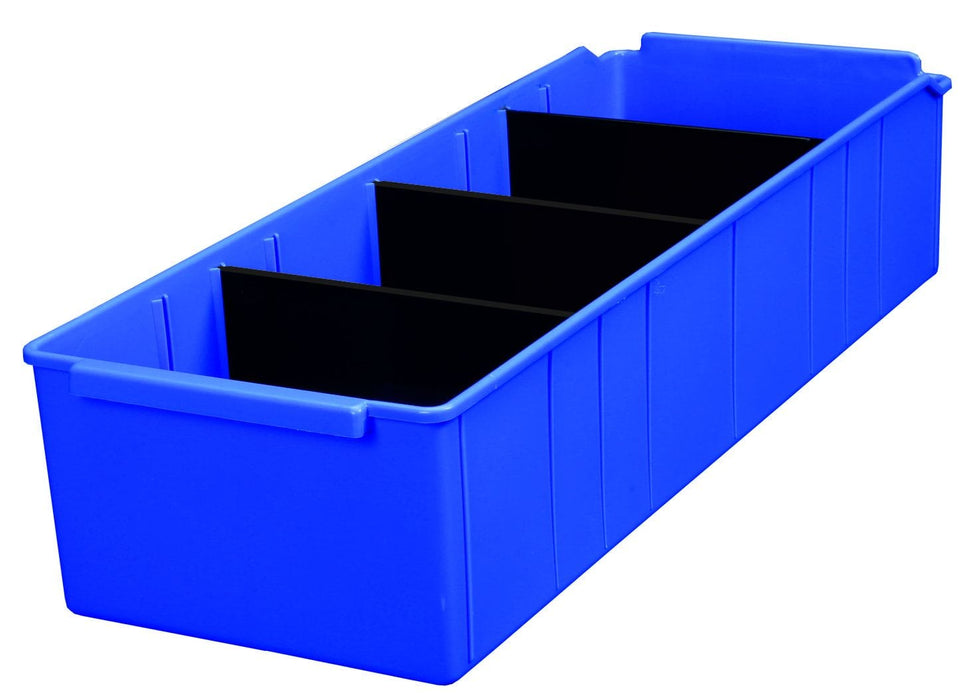 XL Blue Panda Shelf Storage Bin (2 Sizes), 604 (615x220x135), Filstorage