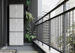 Rolling Space Modular Plastic Garage Cupboard Cabinet 1700mm H x 560mm W x 360mm D, Rolling Space Cab 3, Filstorage