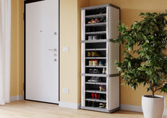 Rolling Space Modular Plastic Garage Cupboard Cabinet 1700mm H x 560mm W x 360mm D, Rolling Space Cab 3, Filstorage