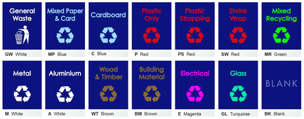 Racksack Waste Management (Pack of 5 or 10), Pack of 5 / Blank, Filstorage