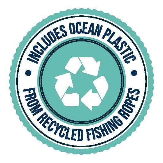 OCEANIS Plastic Shopping Basket 22L - 2 Handles (recycled ocean plastic), Oceanis, Filstorage