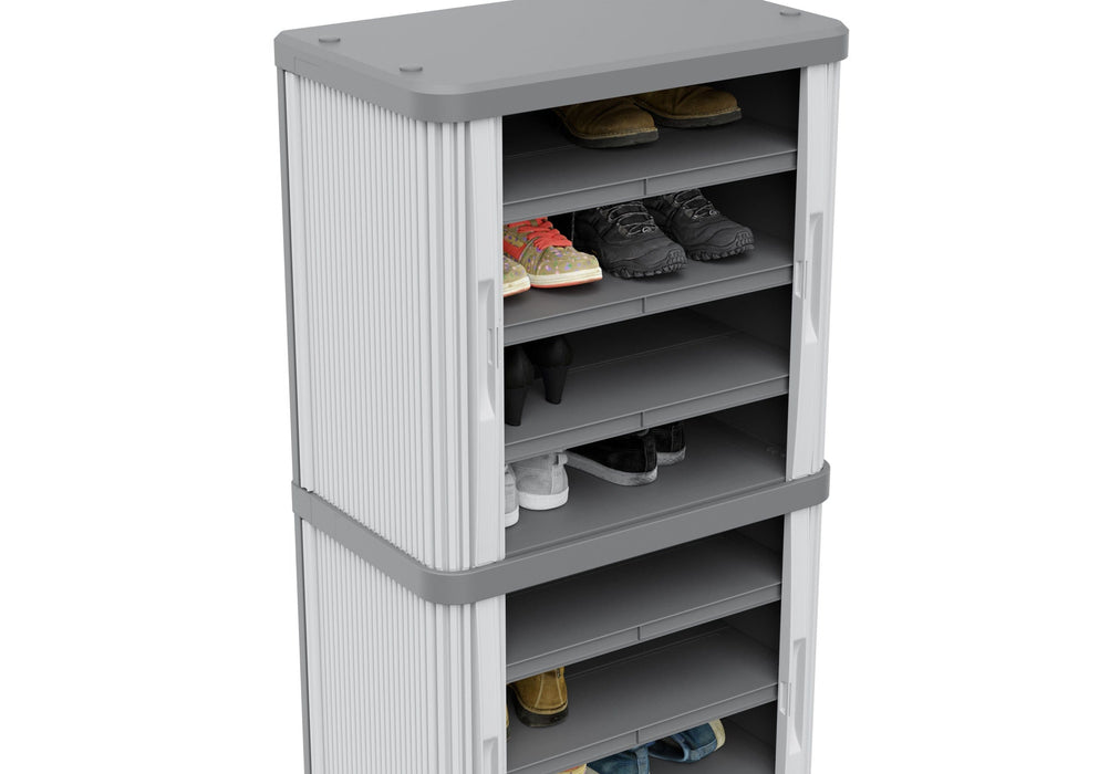 Rolling Space Modular Plastic Garage Cupboard Cabinet 1700mm H x 560mm W x 360mm D, Rolling Space Cab 3, Filstorage