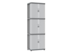 Rolling Space Modular Plastic Garage Cupboard Cabinet 1700mm H x 560mm W x 360mm D, Rolling Space Cab 3, Filstorage