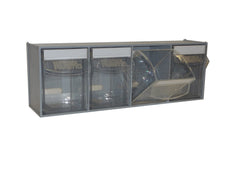 Complete Tilt Bin Stand with Double-Sided Base (S517) Various Sizes, Complete Tilt Bin Stand with Base (S517), Filstorage