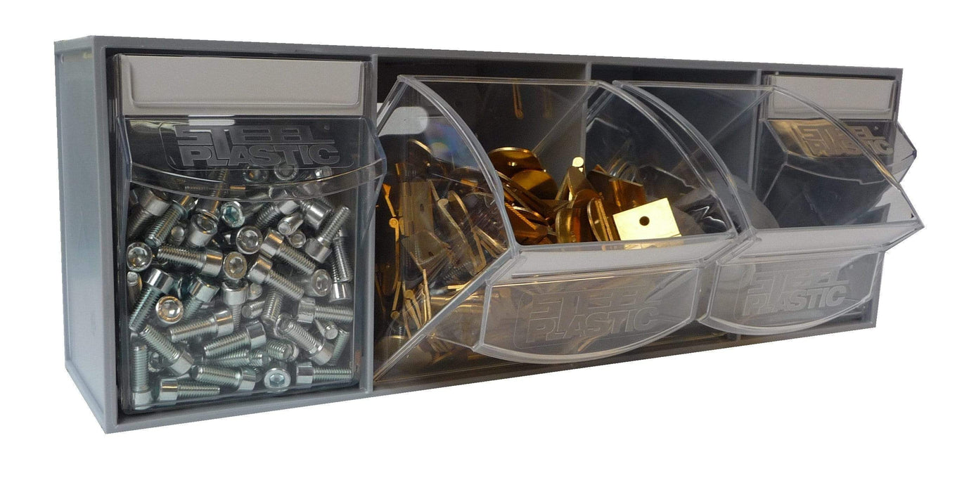 Complete Van Storage Tilt Bin Kit (27 compartments), Tilt Bin Van Kit, Filstorage