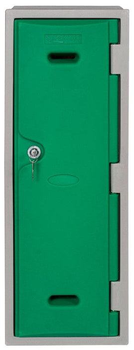 Offer: Set of 4 LK3 Plastic Locker 900mm H, 900mm High / Blue / Key Operated Lock, Filstorage
