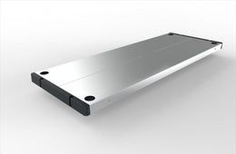 Steel & Plastic Shelving Unit 120kg per Level (2 variations), MP120, Filstorage