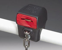Shopping Trolley 80Ltr Shallow (set of 5), Red Handle, Filstorage