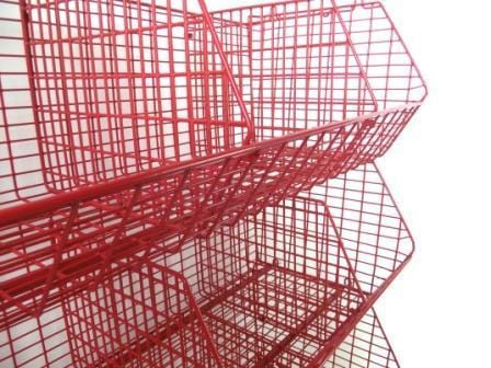 C12 (medium) Unit Complete 4 Baskets & Dividers, BLUE C12 Unit 4 Baskets, Filstorage