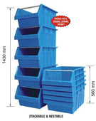 Container Stacking Storage Pick Wall - 15 Supra Bins, 15 x FBSUPRA 8, Filstorage