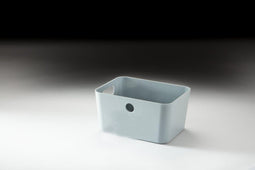 Type 1 Small Plastic Storage Box Organiser Container (pack of 5) 1.7L, Brilliant White, Filstorage