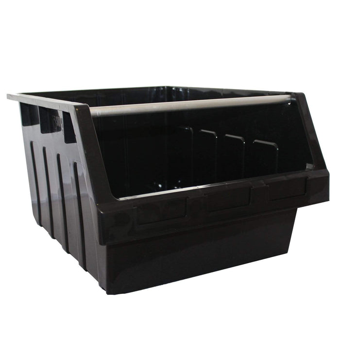 Black Container Pick Wall - 15 Supra Bins, 15 x FBSUPRA 8 Black, Filstorage