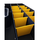 Large Organiser Case Carry Kit with Movable Dividers 49-16, TORG49, Filstorage