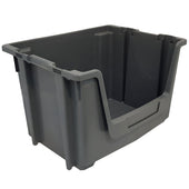Large Open Front Stacking Storage Picking Wall - Grey, 12 Bin Wall, Filstorage