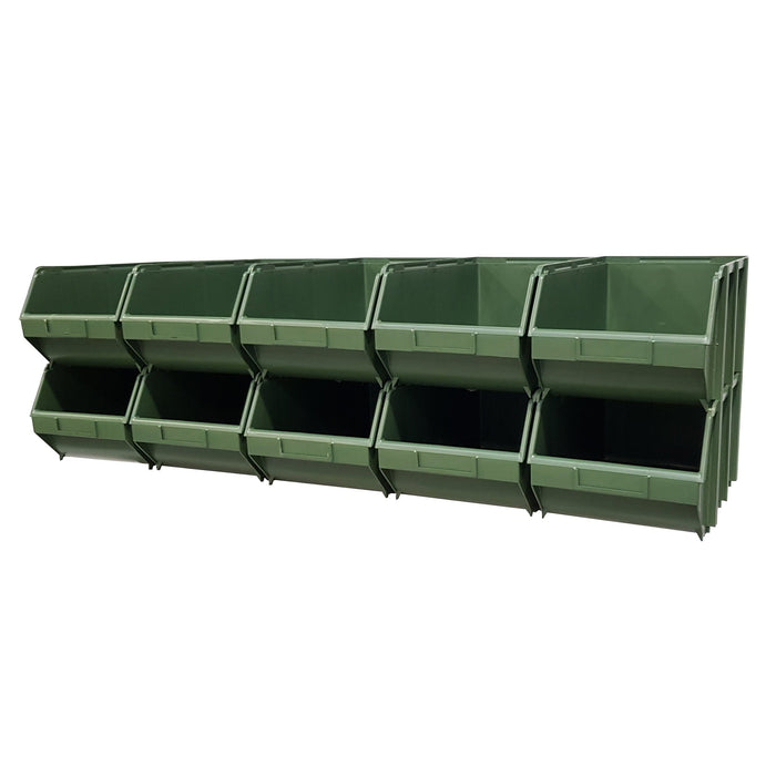 Pack of 10 x Interconnecting Union Storage Bin D, Union D, Filstorage