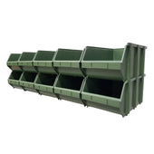 Pack of 10 x Interconnecting Union Storage Bin D, Union D, Filstorage