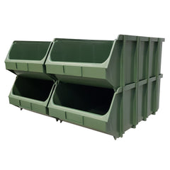 Pack of 4 x Interconnecting Union Storage Bin F