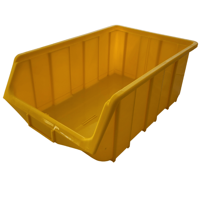 Yellow Stackable Plastic Storage Parts Bins (5 sizes), FB5, Filstorage