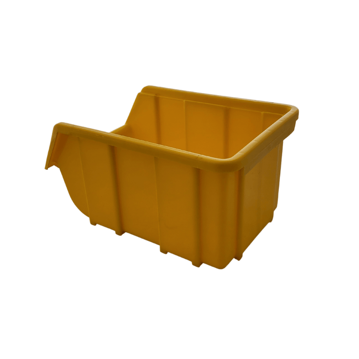 Yellow Stackable Plastic Storage Parts Bins (5 sizes), FB0, Filstorage