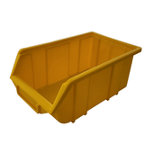 Yellow Stackable Plastic Storage Parts Bins (5 sizes), FB0, Filstorage