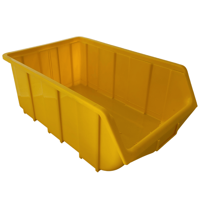 Yellow Stackable Plastic Storage Parts Bins (5 sizes), FB0, Filstorage