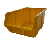 Yellow Stackable Plastic Storage Parts Bins (5 sizes), FB0, Filstorage