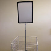 Poster Frame for Wire Baskets (A3/A4), A4 Size Frame, Filstorage