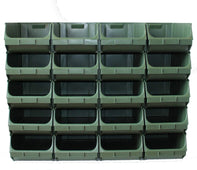 Container Pick Wall - 20 x Interconnecting Union Storage Bin Union F, 20 x Union F, Filstorage