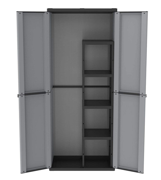 Recycled Plastic Garden / Garage Cupboard TDJL368 1635mm H, TDJL368, Filstorage