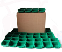 Pack of 40 x Stackable Storage Parts Bin (110) - Filstorage