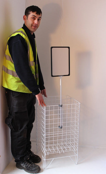 Poster Frame for Wire Baskets (A3/A4), A4 Size Frame, Filstorage