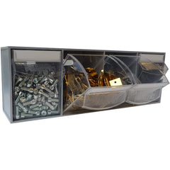 Van Storage Tilt Bin 4 Grey & Locking Bar