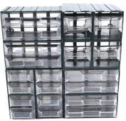 Vision Storage Block 19TR - 2 Drawer Compartment Organiser, Vision Block 19TR, Filstorage
