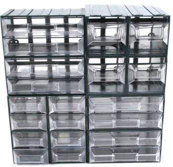 Vision Storage Block 17TR - 4 Drawer Compartment Organiser, Vision Block 17TR, Filstorage