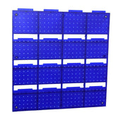 Wall Storage Kit 16 Plastic Parts Bins & Panel (VPB05), VPB05, Filstorage